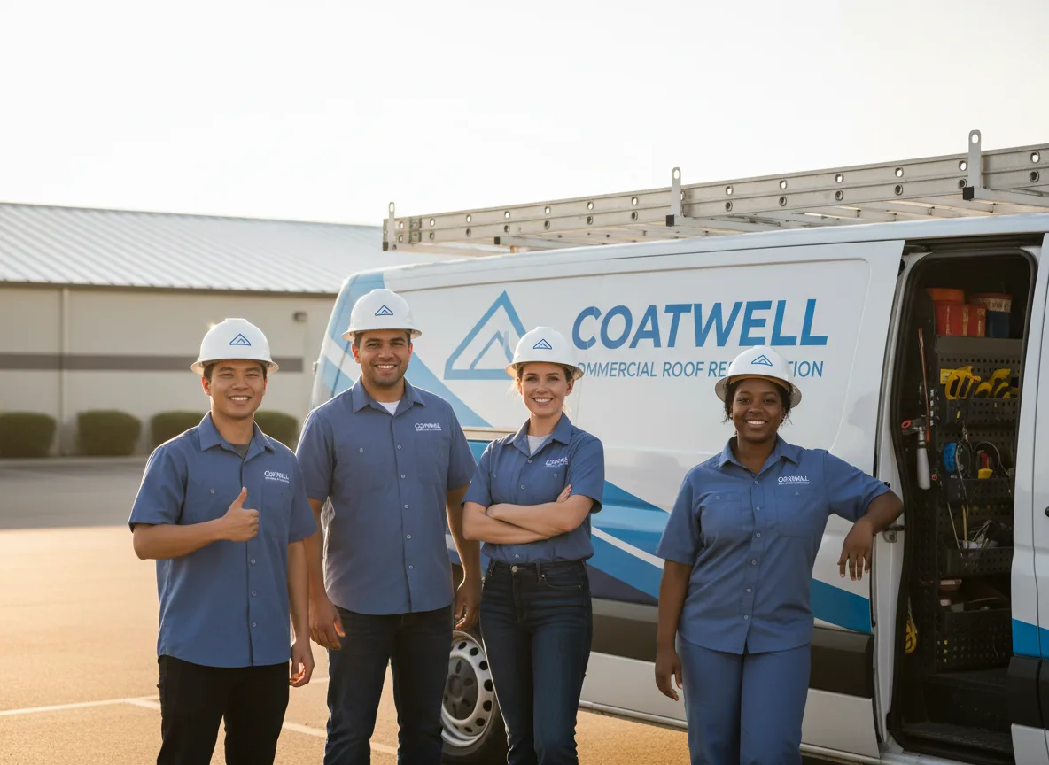 Commercial roof coating company in Wellington, IL
